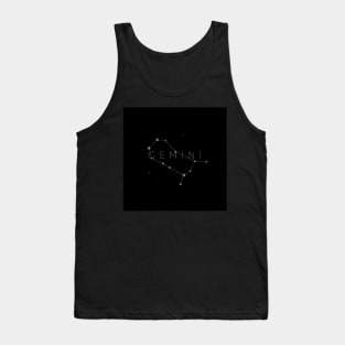 Zodiac sign constellation - gemini Tank Top